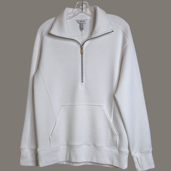 SPANX Tops - Spanx AirEssentials Half-Zip Pullover | XS (Fits Oversized) | Cloud White